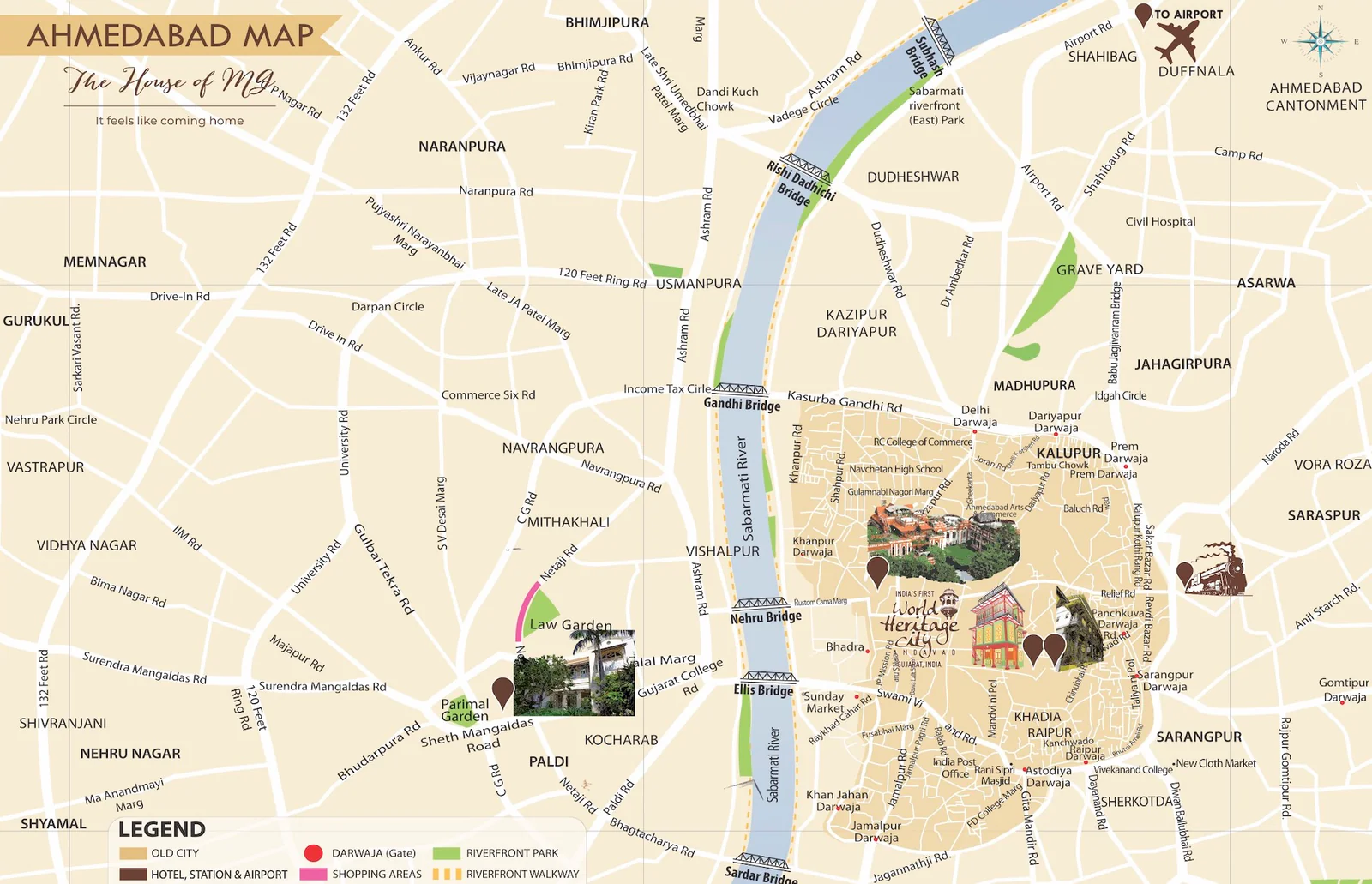 Home New 30 Ahmedabad Map